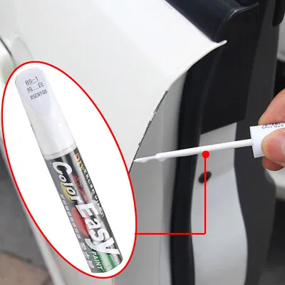 White Paint Repair Pen Scratch Remover Touch Up Clear Coat Applicator Accessory • $8.67