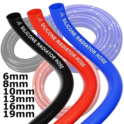 Silicone Radiator Hose Or Coolant Heater Hose 1m - 50m 6mm 8mm 10mm 13mm 16mm • £420.53