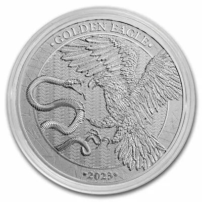 Golden Eagle 1 Troy Ounce .999 Silver $2 2023 Malta Coin USA Majestic Bird Snake • $42.99