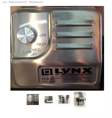 Lynx Gas Grill Factory OEM Rotisserie Replacement Motor 80277 New • $299.99