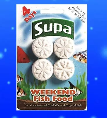 Aquarium Holiday Weekend Food Block Each Block Feeds Up To 10 Fish For 3 Days* • £3.25