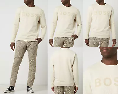 HUGO BOSS Weefast Sweater Retro Sweatshirt Jumper Sweat Jacket Jumper S • $120.20