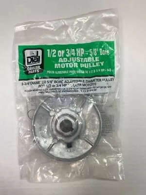 $15 • Buy Dial VP-325, V-Belt Motor Pulley, 5/8  Bore X 3-1/4  Diameter 1/2 Or 3/4 HP