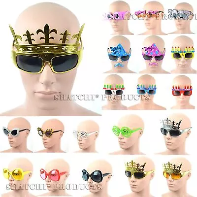 Novelty Glasses Birthday Wedding Fancy Dress Costume Sunglasses Party Accessory • £5.23