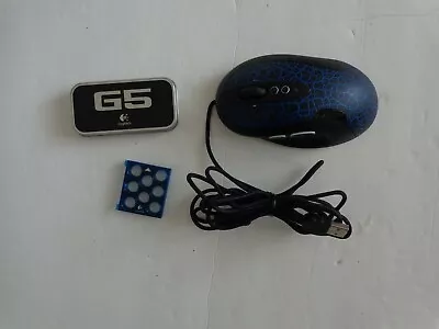 Logitech G5 USB Laser Gaming Mouse W/Adjustable Weight Cartridge • $129.99