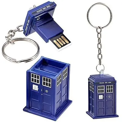 Doctor Who Tardis 8gb Usb Stick Working Light Key-chain Great Gift • $42.47