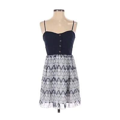 Trixxi Crochet Lace Geometric Chevron Sleeveless Fit And Flare Dress Size S • $20.25