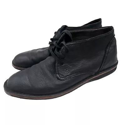 JOHN VARVATOS USA Chukka Boots Men's Black 100% Goat Skin  Size 11.5 M • $49.99