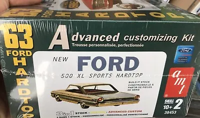 AMT 38453 1963 Ford Galaxie Hardtop 3n1 1/25 MODEL CAR MOUNTAIN FS • $21.49
