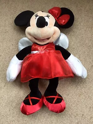 Disney Store 2012 Minnie Mouse Fairy 15” Soft Toy • £7