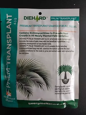 Palm Tree Fertilizer DIEHARD Palm Transplant 4-2-5 • $15