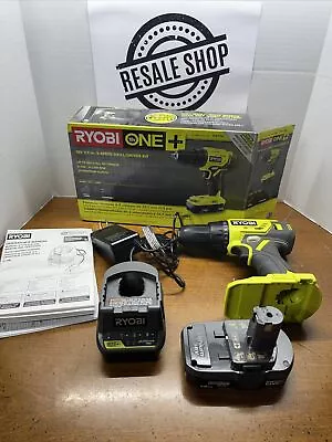 Ryobi P215K ONE+ Lithium-Ion Cordless 1/2  Drill/Driver With Two 1.5 Ah • $44.99