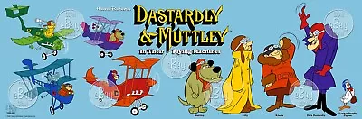 EXTRA LARGE DASTARDLY & MUTTLEY Panoramic Poster Print HANNA BARBERA Wacky Races • $22.99