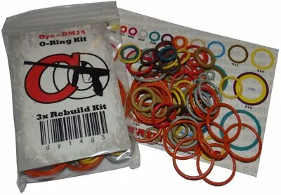 Captain O-Ring MacDev Prime - Color Coded 3X Oring Rebuild Kit • $14.59