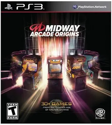 Midway Arcade Origins For PlayStation 3 PS3 Game Only 8E • $31.55
