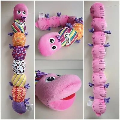 LAMAZE Caterpillar Inch Worm Colourful Soft Plush Sensory Toy/Height Chart Baby • £5