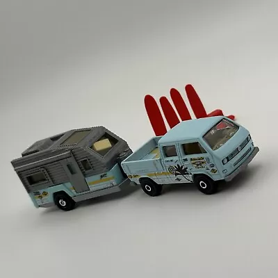 Matchbox Hitch & Haul Volkswagen Pickup & Camper Trailer Mbx Wave Rider • $3.88