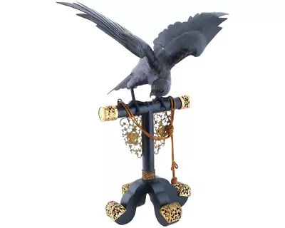 A Large Japanese Meiji Bronze Eagle With Bronze Tokugawa Mon Base • $12000