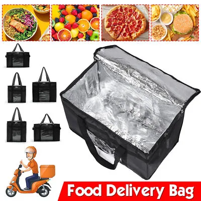 Large Insulated Lunch Bag Adult Kids Men Thermal Cool Hot Food Storage Tote Box • £8.42