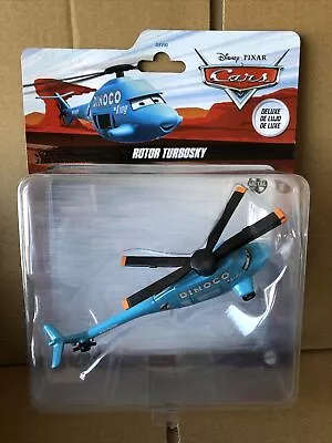 £16.99 • Buy DISNEY CARS DIECAST- Rotor Turbosky - Dinoco  Helicopter -Deluxe - New 2022 Card