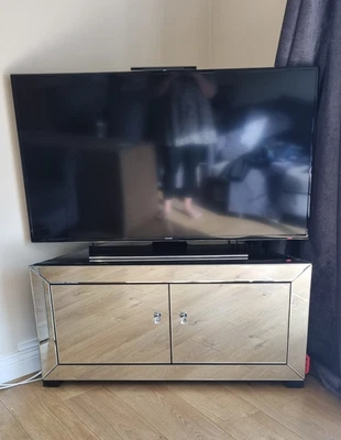 £50 • Buy Venetian Mirrored Corner TV Cabinet Fits Up To 45” TV Size 