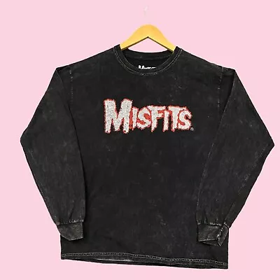 Misfits Mineral Wash Punk Rock Band LS Tee S/M • $30