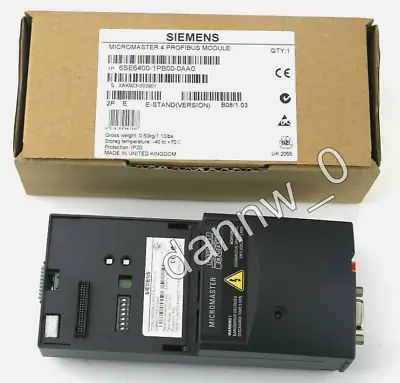 New In Box Siemens 6SE6400-1PB00-0AA0 6SE6 400-1PB00-0AA0 CPU Module • $88