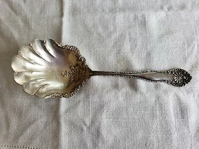 Wm  Rogers Pat1900 Silver Plated LOrnated Serving Spoon 9  Vintage  • $19.99