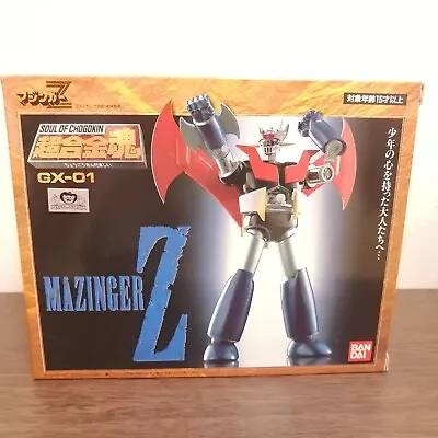 New Soul Of Chogokin GX-01 MAZINGER Z Action Figure BANDAI TAMASHII NATIONS JPN • $128