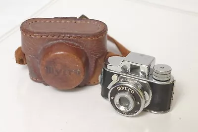 F92075~ Unusual? Mycro *Star Mark* I-Model Subminiature Tiny Camera & Case • $55