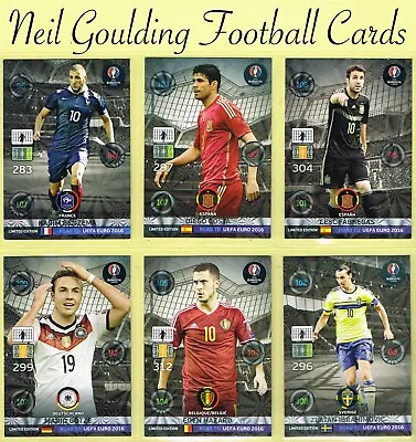 Panini ROAD TO EURO 2016 Adrenalyn XL ☆ LIMITED EDITION ☆ Football Cards • £1.99