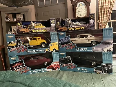 Ertl 1:18 & Revell 1:25 Die Cast American Graffiti Lot -  See Listing • $165