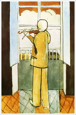 Artist Henri Matisse Poster Print Of Painting Violinist At The Window • $14.99