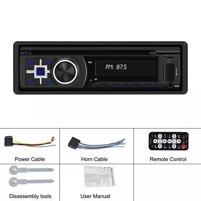 12V DVD/CD Car Stereo FM/AM Radio Car Player Bluetooth Stereo MP3 TF BT USB AUX • $97.49