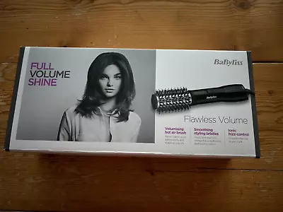 BaByliss 2764U Flawless Volume Hot Air Brush Styler 38mm Titanium Ceramic Barrel • £26