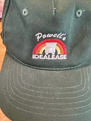 Vtg Baseball Cap Powells Idealease Cobra Caps Made In Bangladesh • $20