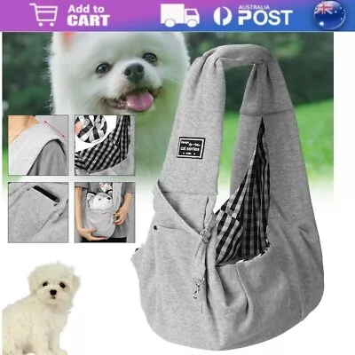 Pet Dog Cat Puppy Travel Outdoor Carry Bag Carrier Shoulder Pouch Sling Backpack • $16.44