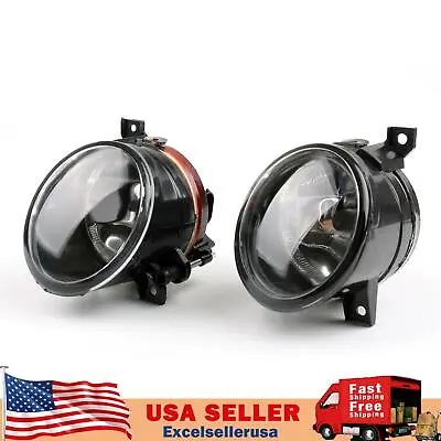 Pair Front Bumper Convex Lens Driving Lamp Fog Light Fit For VW Golf  Jetta MK5 • $41.89