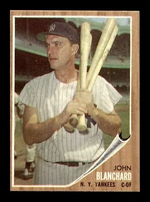 1962 Topps #93 John Blanchard Yankees EX+ *2p • $1