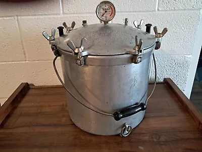 Vintage National Pressure Cooker Eau Claire Wis. USA 18 Pressure Cooker Canner • $78.50