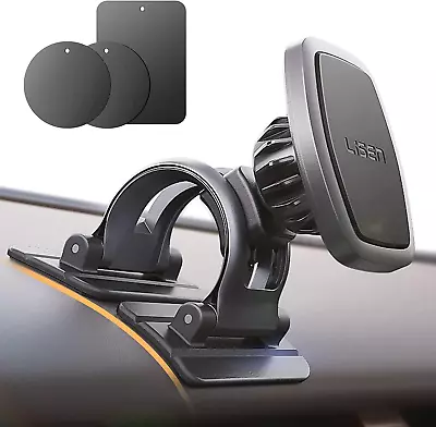 Magnetic Phone Holder Phone Holder Magnetic Phone Car Mount With 3 Metal Plates • $16.65