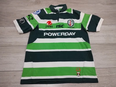 London Irish LV Cup Rugby Shirt 2012/2013 - Medium M Jersey Top ISC Striped A5Z • £34.99