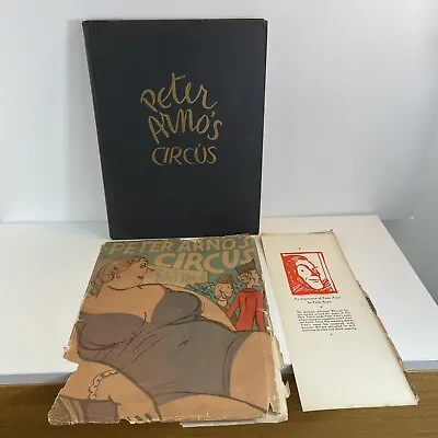 $44 • Buy Peter Arno's Circus 1931 Vintage Illustrated W Partial Dust Jacket As Is