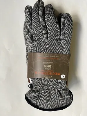 Weatherproof Vintage Herringbone Fleece Gloves Mens Large NWT • $17.95