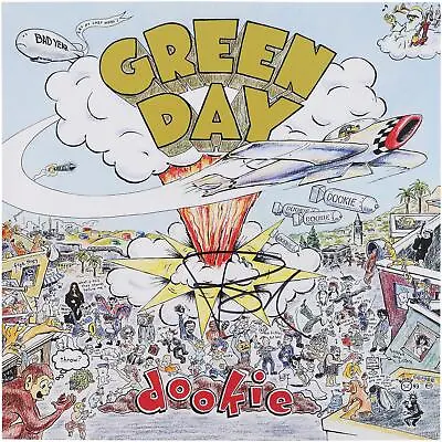 Billie Joe Armstrong Green Day Autographed Dookie Album Cover BAS • $749.99