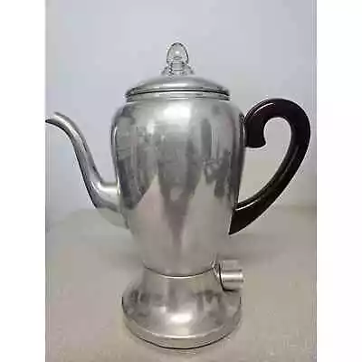 Vintage Mirro-Matic Electric Percolator Coffe Pot 5 Cup #0101 12 Volts • $35