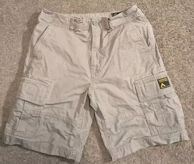 Men's SuperDry Utility Wear Heavy Gray 9  Cargo Shorts M7110401A Size 30 • $19.99