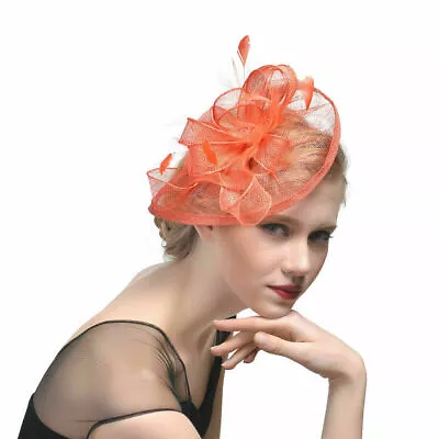 Women Fascinator Headband Aliceband Hat Weddings Ladies Day Royal Ascot Hat • £8.66