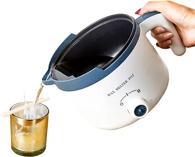 Candle Melting Pot 1.8L Wax Melter For Candle Making With Rotary Non-Stick • £65.33