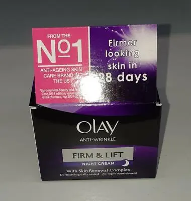 Olay Anti-Wrinkle Firm & And Lift Eye Renewal Gel 15 Ml Day Or Night Cream 50ml • £9.95